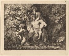 Satyr Carrying a Nymph, 1769/1771. Creator: Salomon Gessner