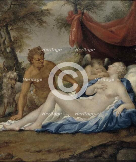 Satyr and nymph (Jupiter and Antiope). Creator: Andreas von Behn.
