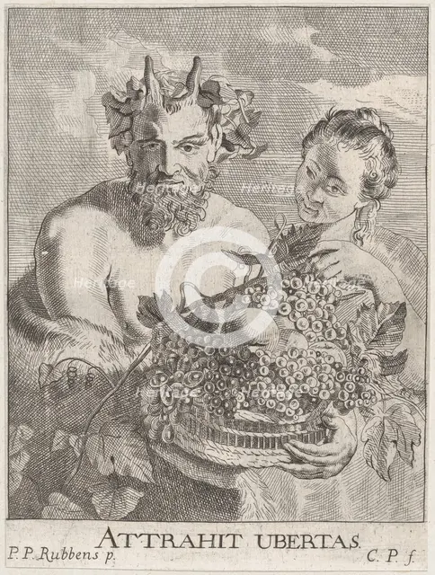 Satyr and Bacchante, ca. 1650-67. Creator: Cornelis van Poelenburgh.