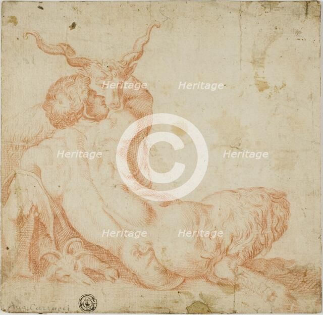 Satyr and Goat, after 1600. Creator: Unknown.