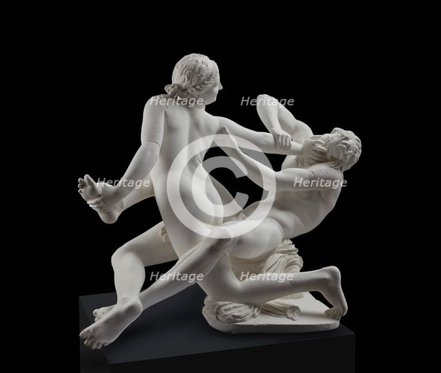 Satyr and Hermaphrodite, 1st - 2nd century. Artist: Unknown.