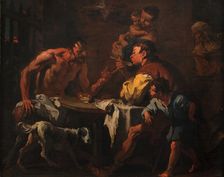 Satyr and peasant family