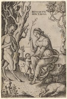 Satyr Family, c. 1512/1520. Creator: Benedetto Montagna