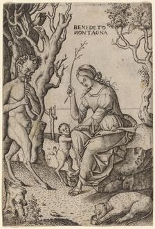 Satyr Family, c. 1512/1520. Creator: Benedetto Montagna