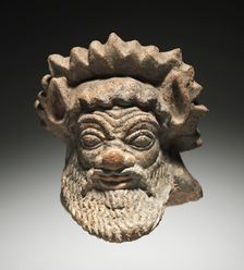 Satyr Head, 500s BC. Creator: Unknown