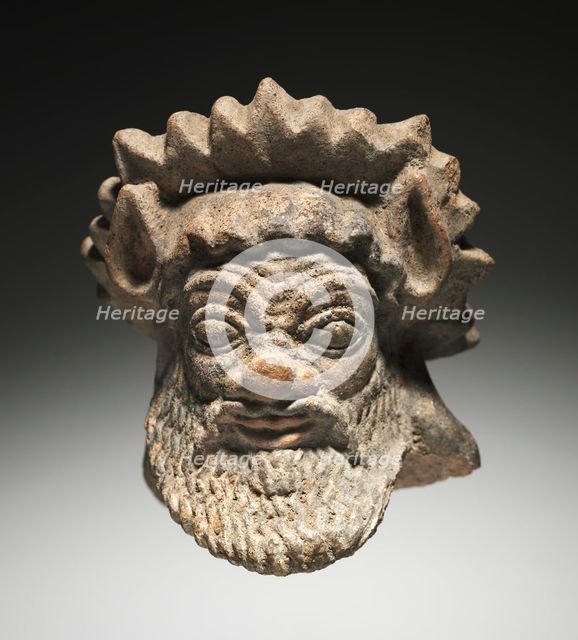 Satyr Head, 500s BC. Creator: Unknown.