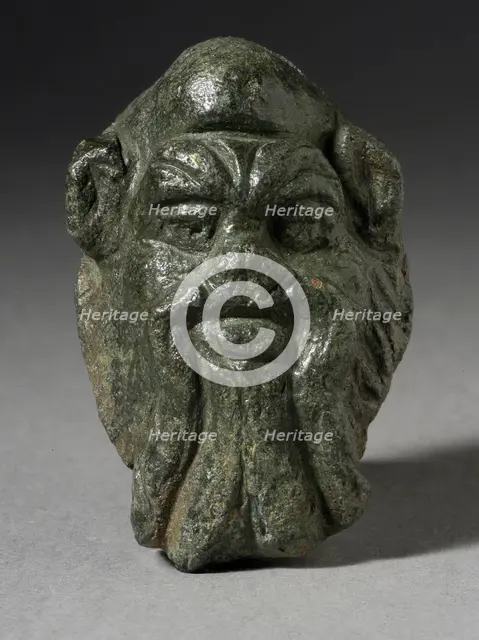 Satyr Head, Greco-Roman Period (300 BCE-200 CE). Creator: Unknown.