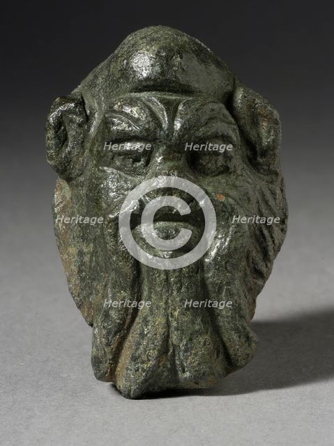 Satyr Head, Greco-Roman Period (300 BCE-200 CE). Creator: Unknown.