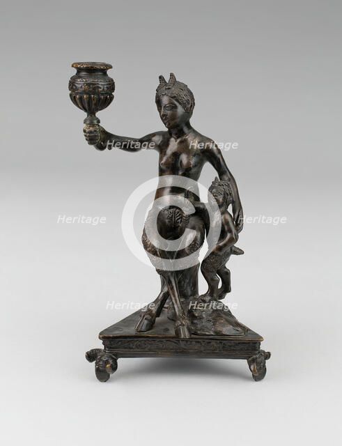 Satyr Mother and Child, about 1510/40. Creator: Workshop of Severo da Ravenna.