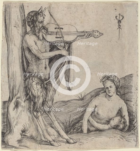 Satyr's Family, c. 1503/1504. Creator: Jacopo de' Barbari.
