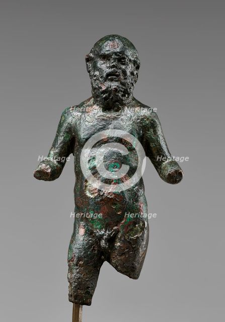 Satyr with Sokrates' Features, early 4th century B.C. Creator: Unknown.