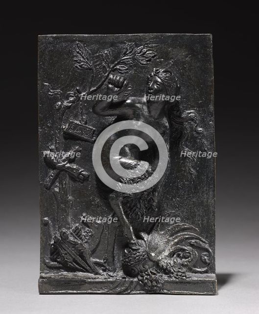 Satyress, c. 1525-1528. Creator: Giovanni Maria Mosca (Italian, 1495/99-1574).