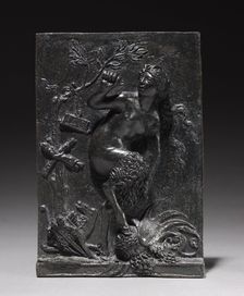 Satyress, c. 1525-1528. Creator: Giovanni Maria Mosca (Italian, 1495/99-1574)