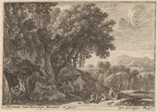 Satyrs around a Fire. Creator: Herman van Swanevelt