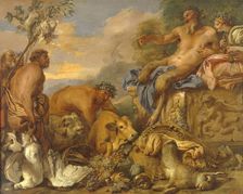 Satyrs Bringing their Gifts, Early 1640s. Creator: Castiglione, Giovanni Benedetto (1610-1665)