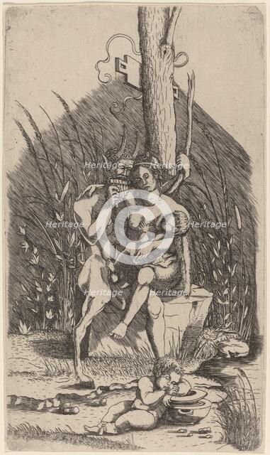 Satyr's Family, c. 1510/1515. Creator: Master of 1515.