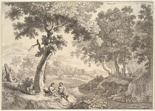 Satyrs in a Landscape. Creator: Unknown