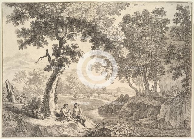 Satyrs in a Landscape. Creator: Unknown.