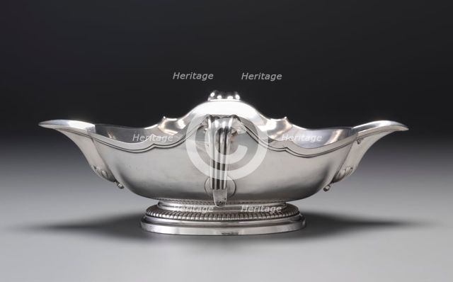 Sauce Boat, 1743. Creator: Nicolas Duclos (1699-1755), master silversmith in 1726.
