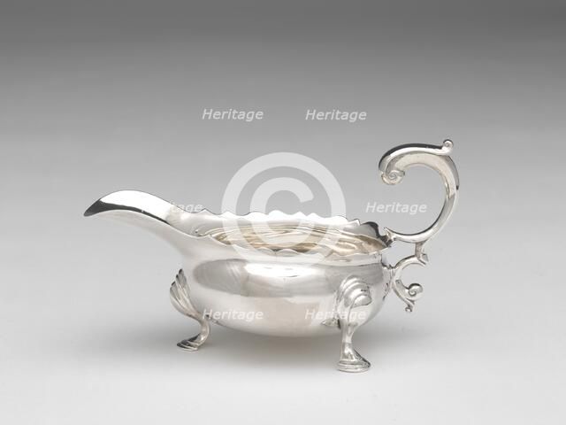 Sauce Boat, c. 1745. Creator: Jacob Hurd.