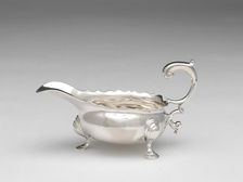 Sauce Boat, c. 1745. Creator: Jacob Hurd