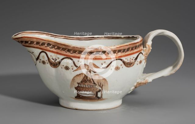 Sauce Boat From The George Washington Memorial Service, c1800. Creator: Unknown.