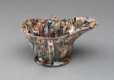 Sauce Boat, Staffordshire, 1750/59. Creator: Staffordshire Potteries