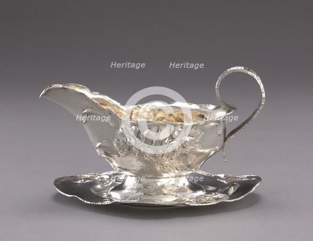 Sauce Boats and Trays, c. 1890. Creator: Barbour Silver Company (American); William Christmas Codman (British, 1839-1921), attributed to.