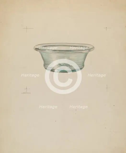 Sauce Dish, c. 1938. Creator: Isidore Steinberg.