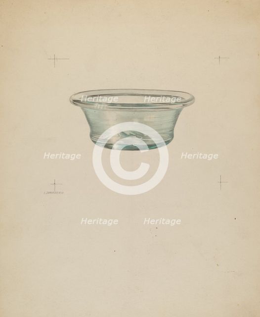 Sauce Dish, c. 1938. Creator: Isidore Steinberg.