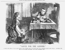 "Sauce for the Gander", 1871. Creator: Joseph Swain