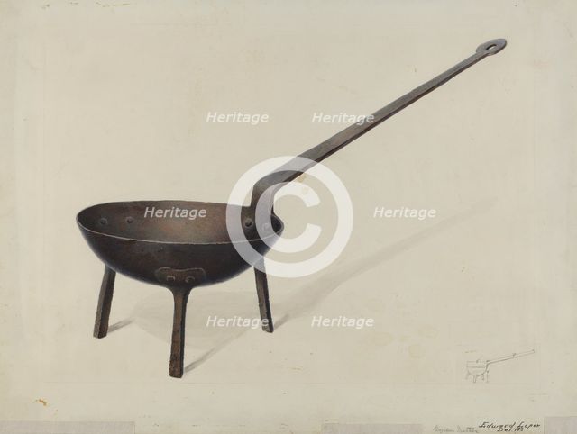 Sauce Pan, c. 1937. Creator: Edward L Loper.