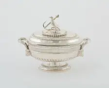 Sauce Tureen and Cover from the Hood Service, England, 1807/08. Creator: Paul Storr