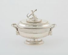 Sauce Tureen and Cover from the Hood Service, England, 1807/08. Creator: Paul Storr
