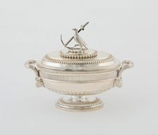 Sauce Tureen and Cover from the Hood Service, England, 1807/08. Creator: Paul Storr