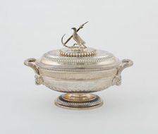 Sauce Tureen and Cover from the Hood Service, England, 1807/08. Creator: Paul Storr