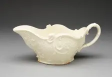 Sauceboat, Burslem, 1750/60. Creator: Wedgwood