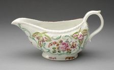 Sauceboat, Chelsea, 1760/70. Creator: Unknown