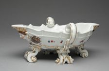 Sauceboat from the Sulkowsky Service, Germany, 1735/38. Creator: Meissen Porcelain