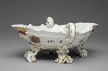 Sauceboat from the Sulkowsky Service, Germany, 1735/38. Creator: Meissen Porcelain