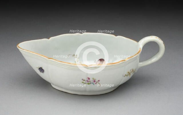 Sauceboat, Jingdezhen, c. 1750. Creator: Jingdezhen Porcelain.