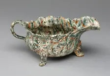 Sauceboat, Staffordshire, 1750/59. Creator: Staffordshire Potteries
