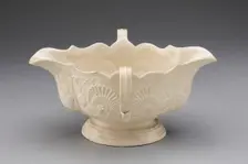 Sauceboat, Staffordshire, 1750/59. Creator: Staffordshire Potteries