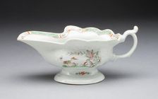 Sauceboat, Worcester, c. 1755. Creator: Royal Worcester