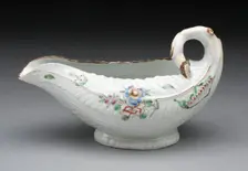 Sauceboat, Worcester, c. 1755. Creator: Royal Worcester