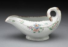 Sauceboat, Worcester, c. 1755. Creator: Royal Worcester