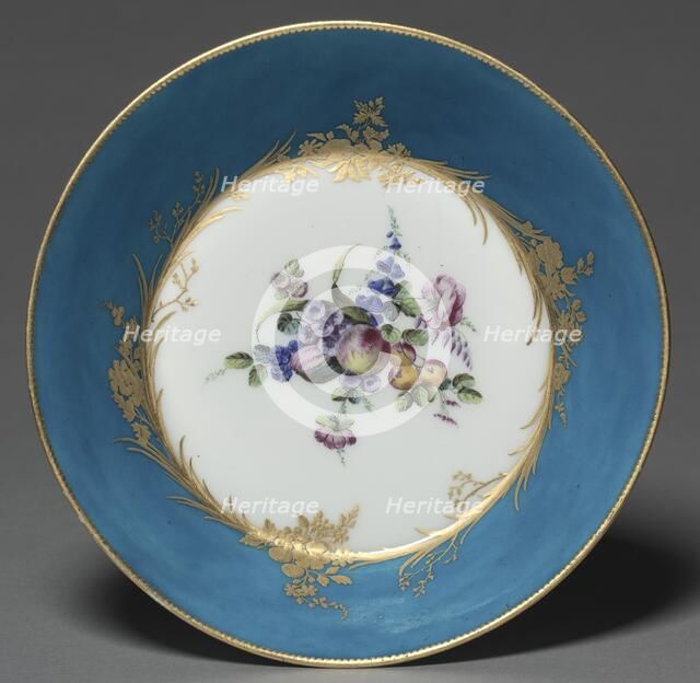 Saucer, 1753. Creator: Vincennes Factory (French); Jean Jacques Siou (French), probably by.