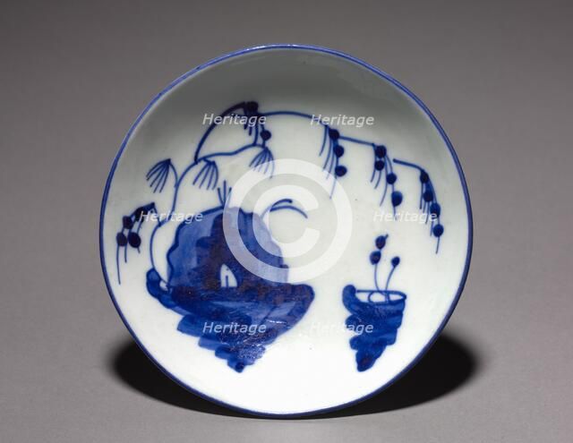 Saucer, 1800s ?. Creator: Chantilly Porcelain Factory (French).