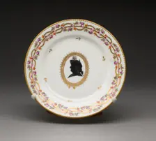 Saucer, Nyon, c. 1800. Creator: Nyon Porcelain Factory