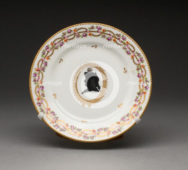 Saucer, Nyon, c. 1800. Creator: Nyon Porcelain Factory.